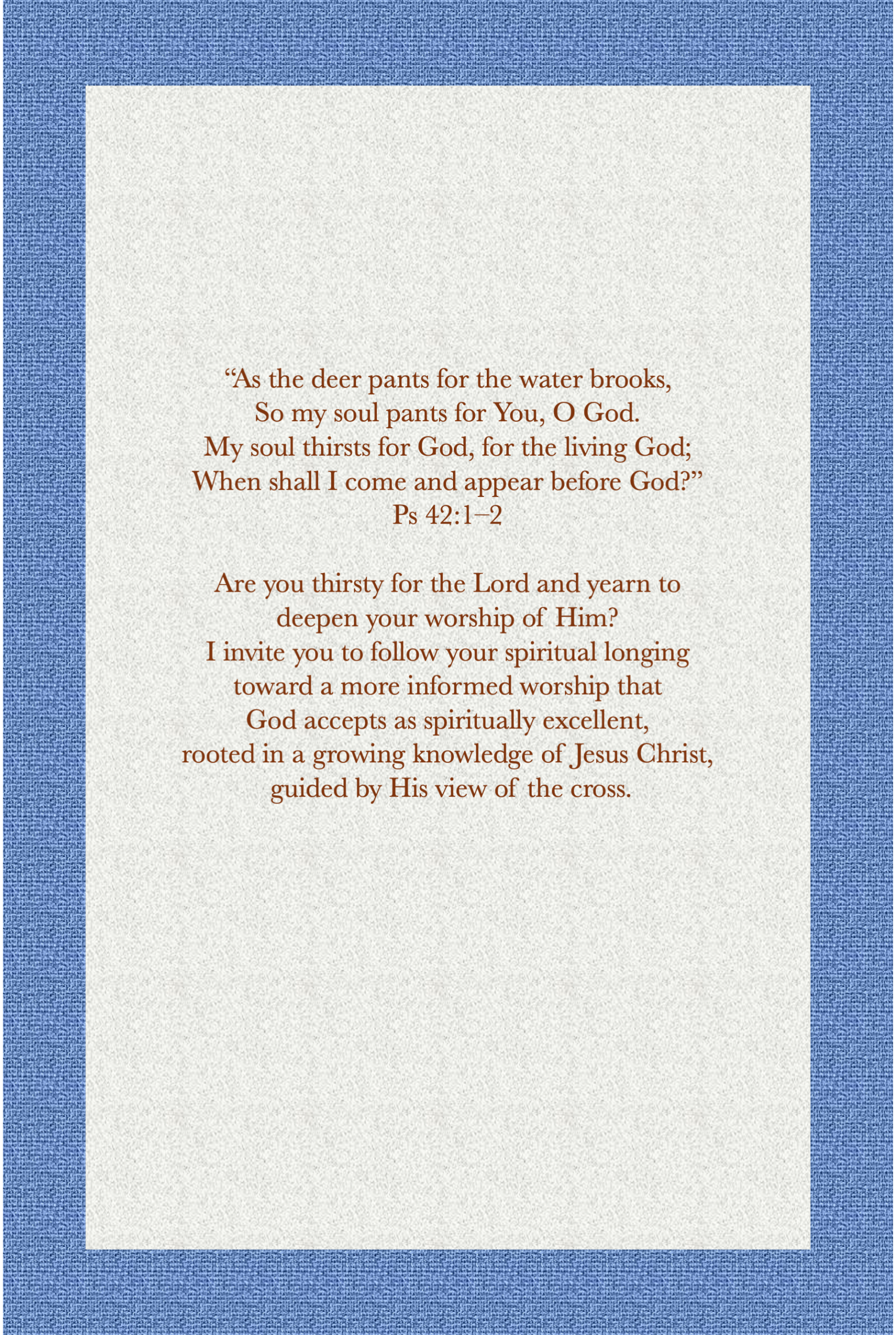 Worship for the Renewed Mind - Image 2